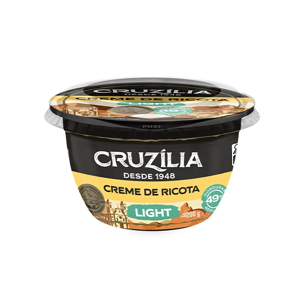 Creme De Queijo Ricota Light Cruzília Pote 200g