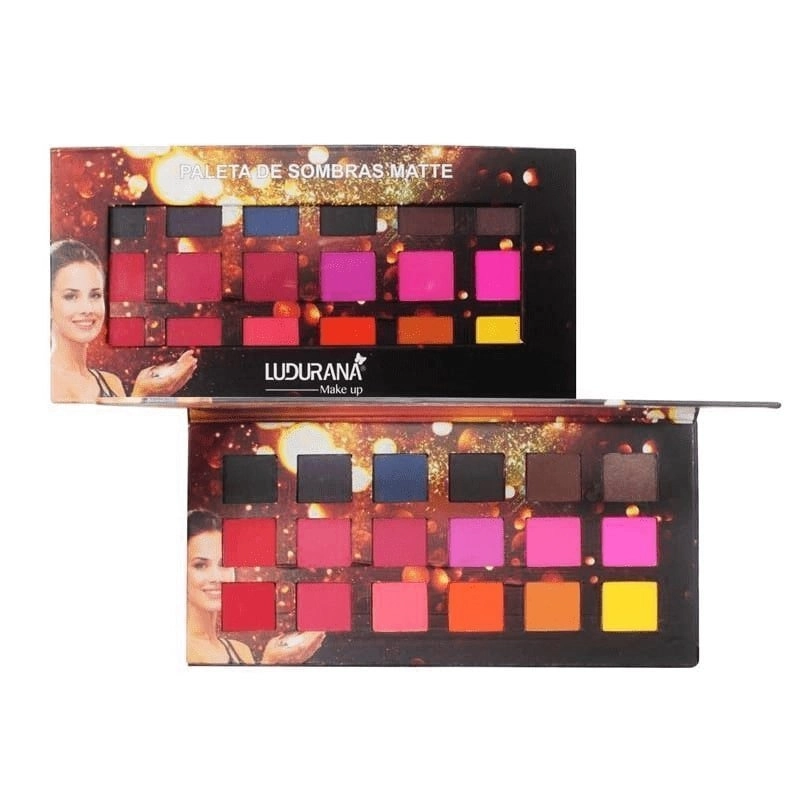 Paleta De Sombras Matte 18 Cores