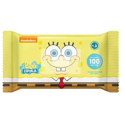 Toalha Umed Bob Esponja 100 Un