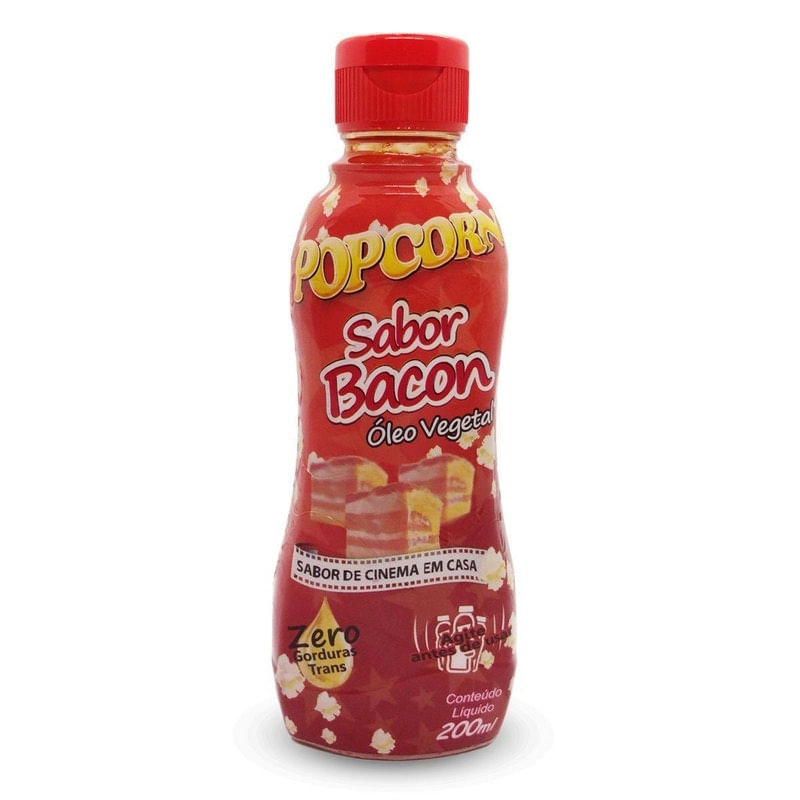 Oleo Popcorn Sabor Bacon 200ml