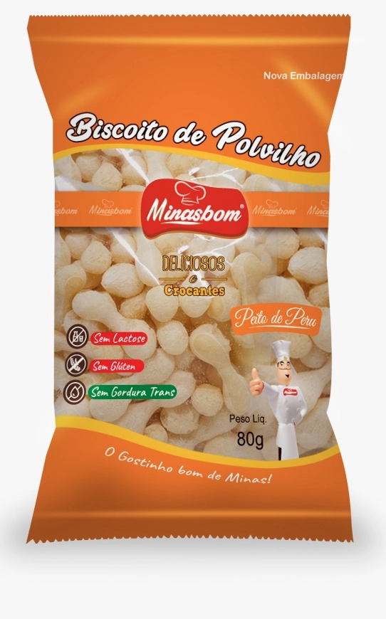 Biscoito Polvilho Biscoitone Peito De Peru 0 Lactose 80g