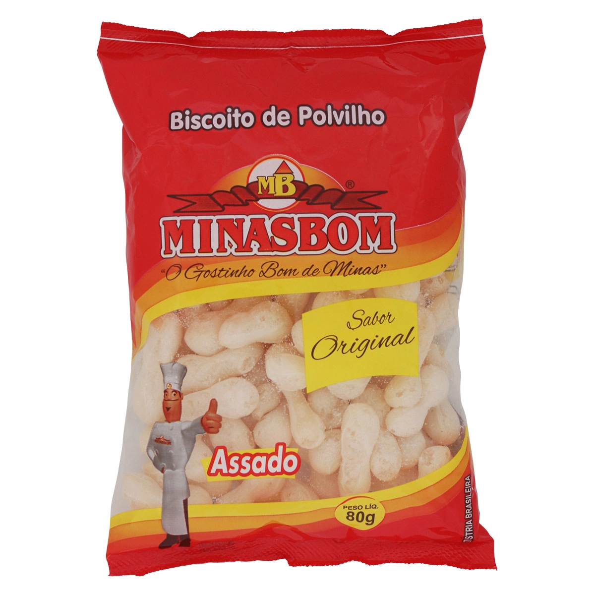 Biscoito Polvilho Minas Bom Original Argola