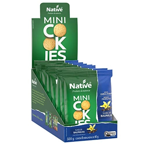 Biscoito Cookie Orgânico Baunilha Native Pacote 40g
