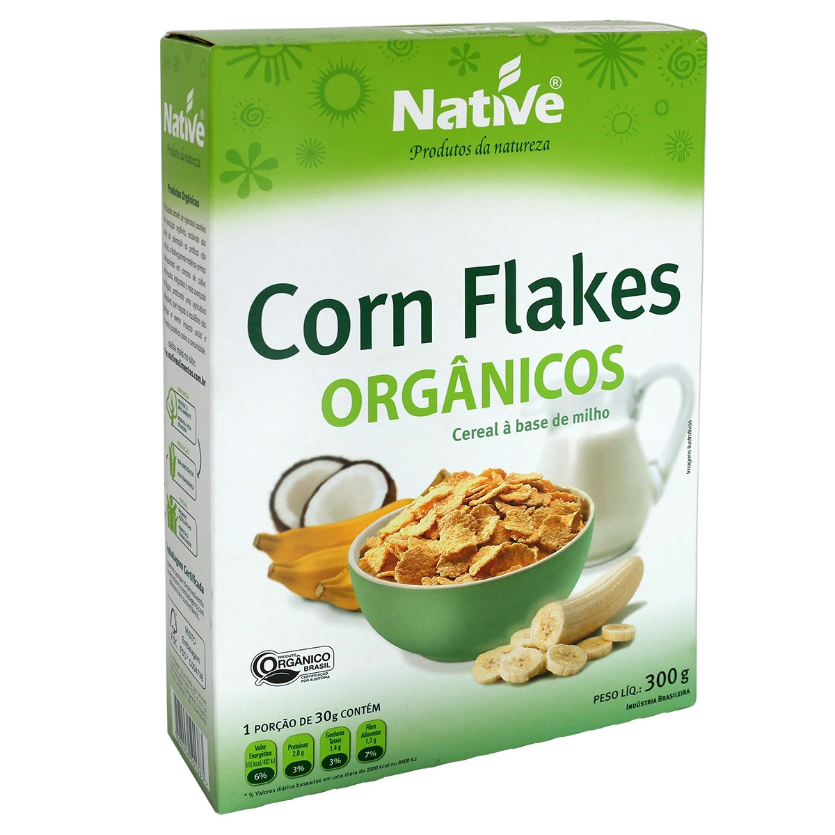 Cereal Corn Flakes Orgânico Native