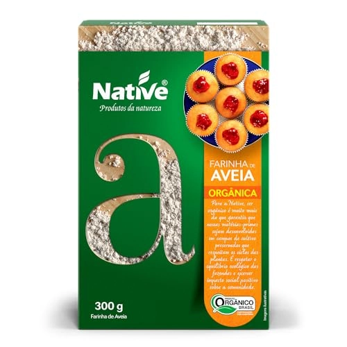 Farinha De Aveia Orgânica Native Caixa 300g
