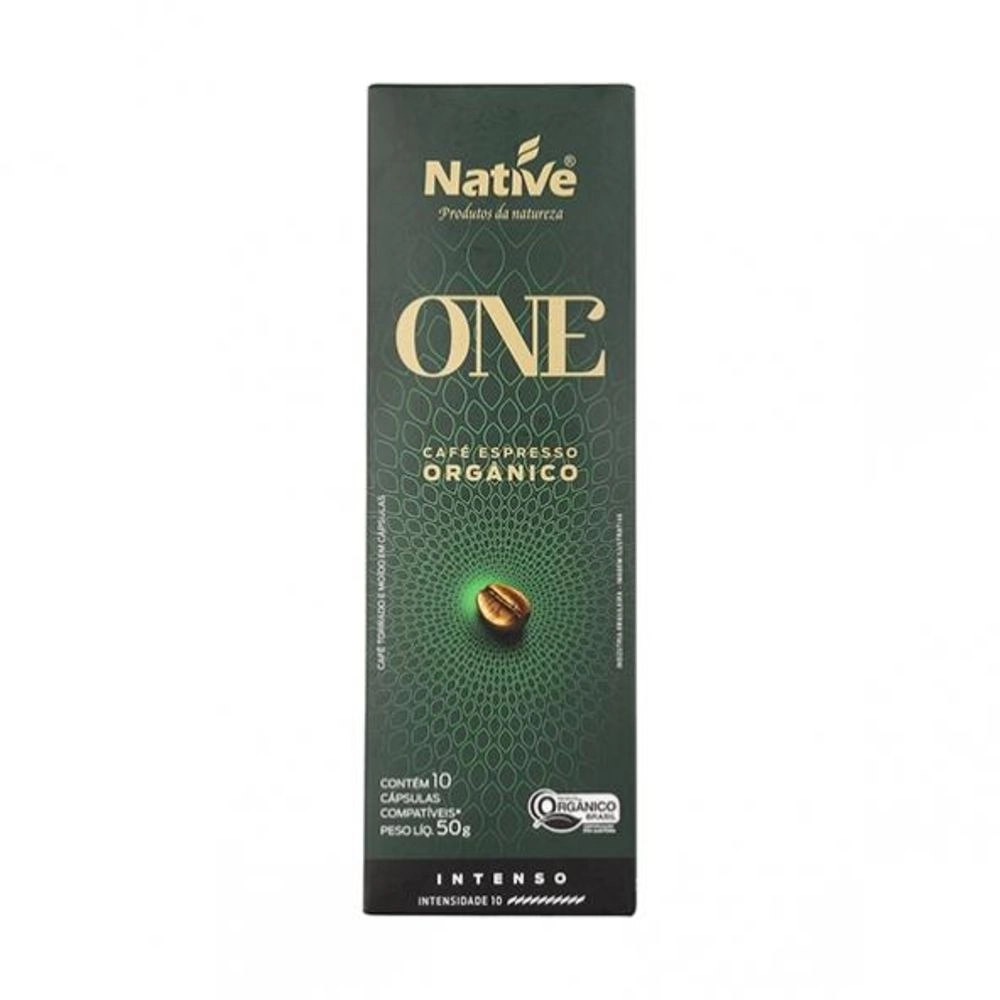 Café Em Cápsula Torrado E Moído Orgânico One Native 50g Com 10 Unidades