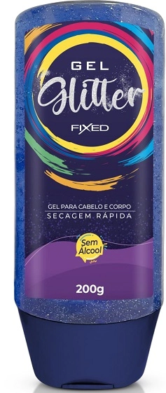 Gel Mod Fixed 200g Glitter Roxo