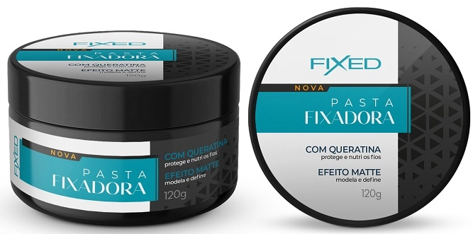 Pasta Fixadora Fixed 120g Queratina Efeito Matte