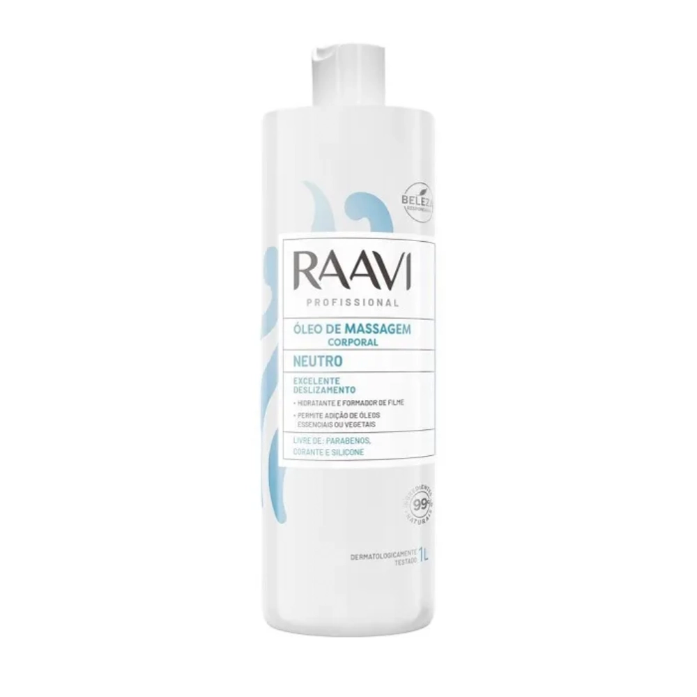 Oleo Corporal Raavi Oleo Para Massagem 1l
