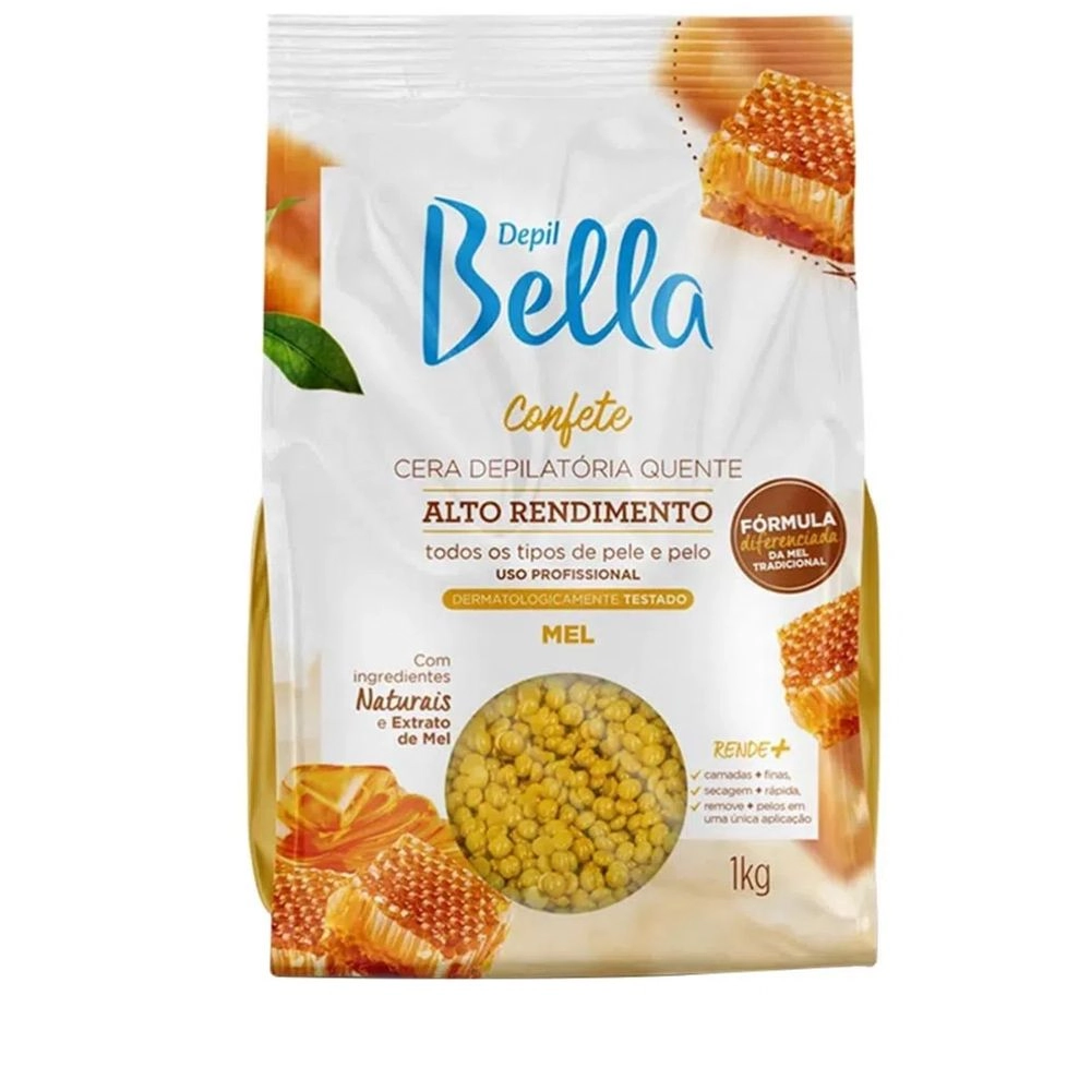 Depil Bella Cera Confete 1kg Mel