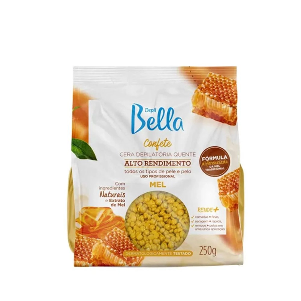 Depil Bella Cera Confete 250g Mel