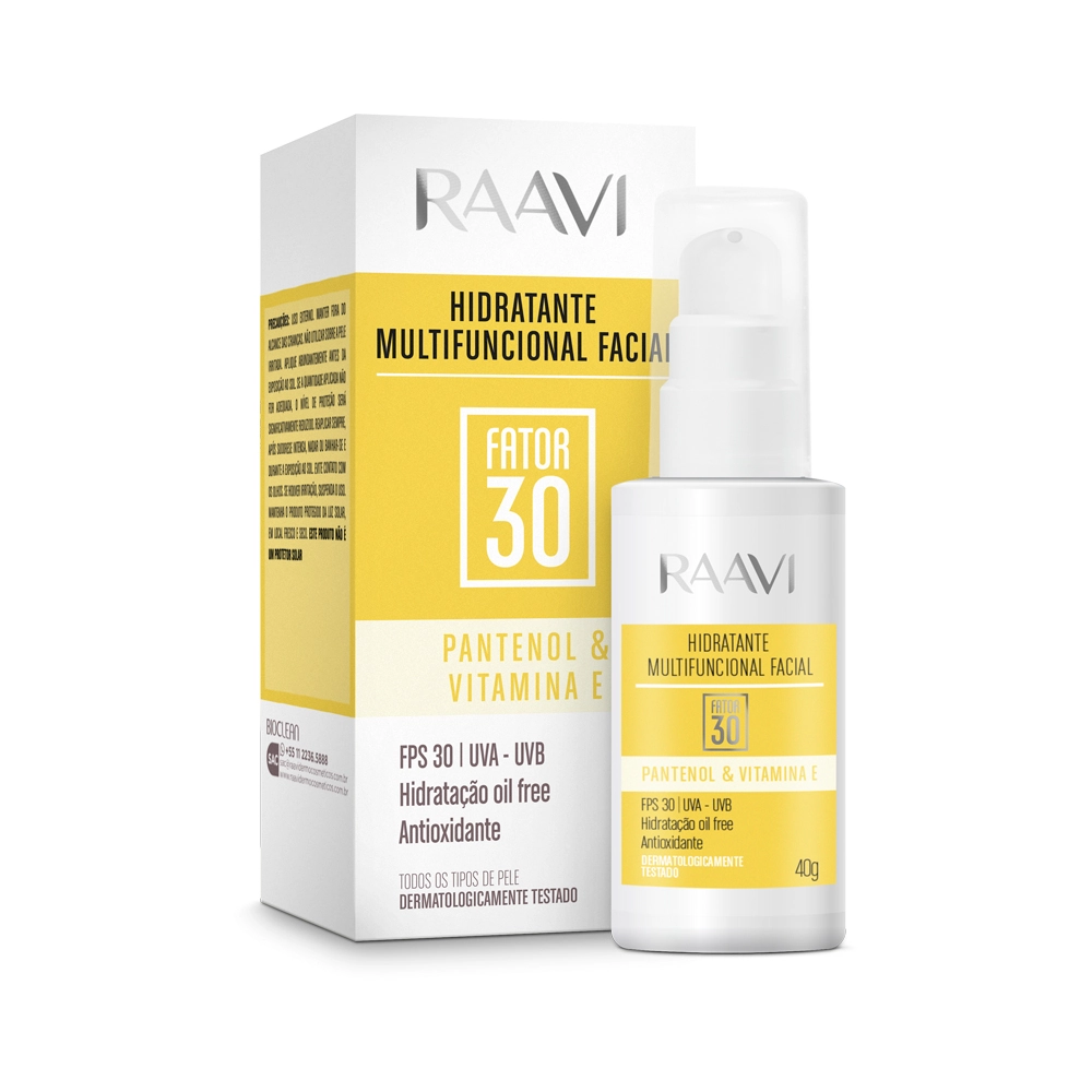 Raavi Hidratante Multifuncional Fps30 40g