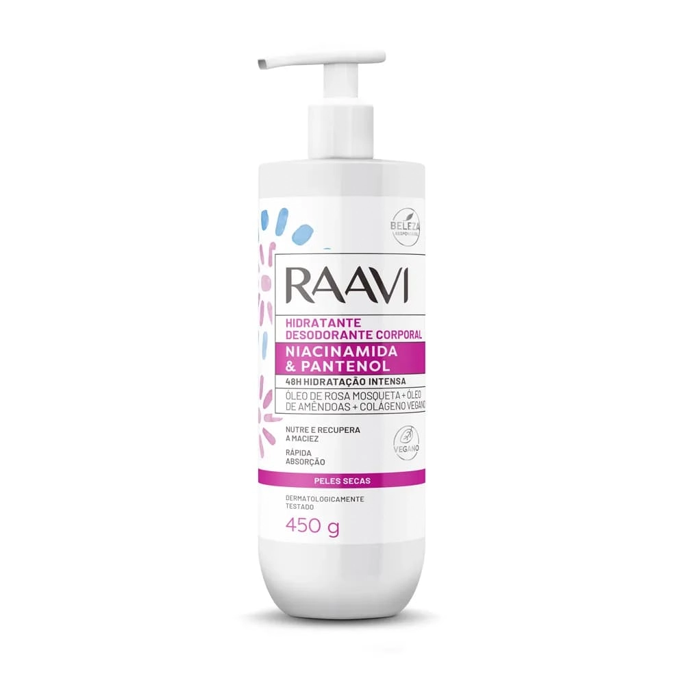 Hidratante Corp Raavi 450g Niacinamida