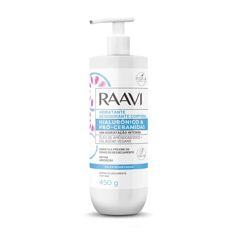 Hidratante Corp Raavi 450g Hialuronico