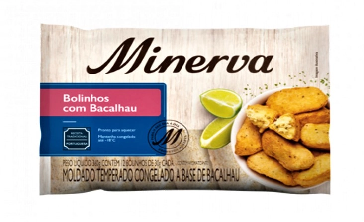 Bolinho Minerva Com Bacalhau 360g