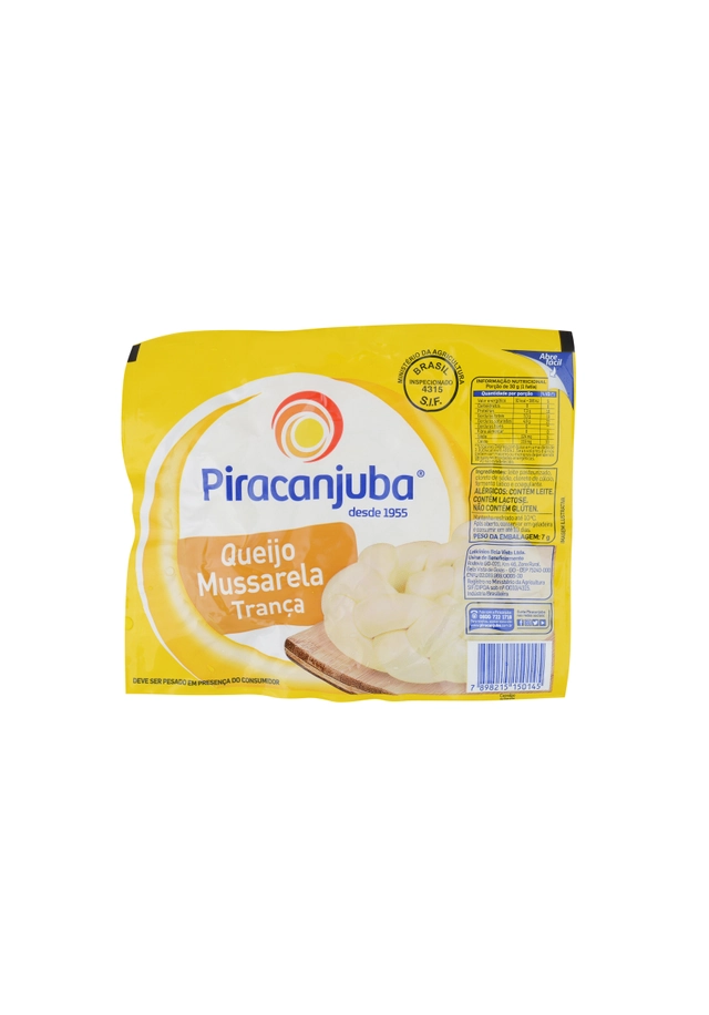 Queijo Mussarela Trança Piracanjuba