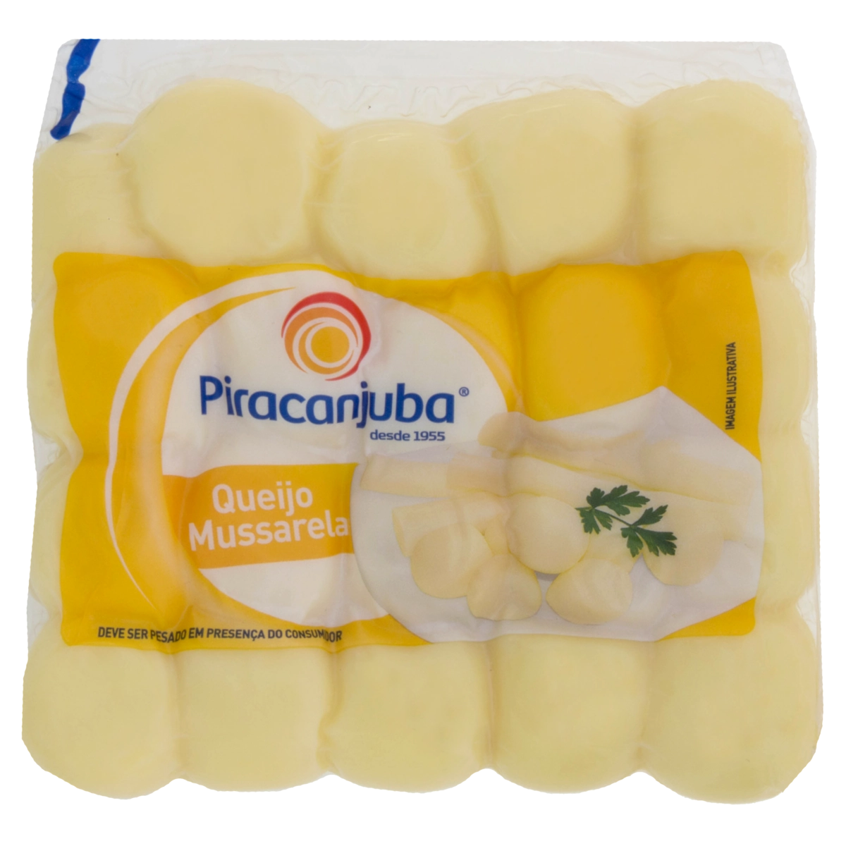 Queijo Mussarela Bolinha Piracanjuba