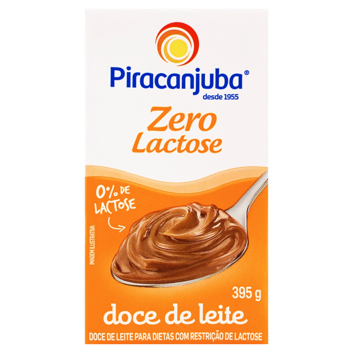 Doce De Leite Zero Lactose Piracanjuba Caixa 395g