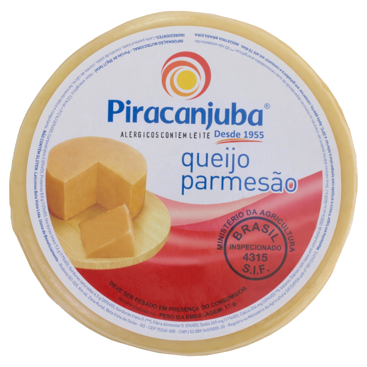 Queijo Parmesão Piracanjuba
