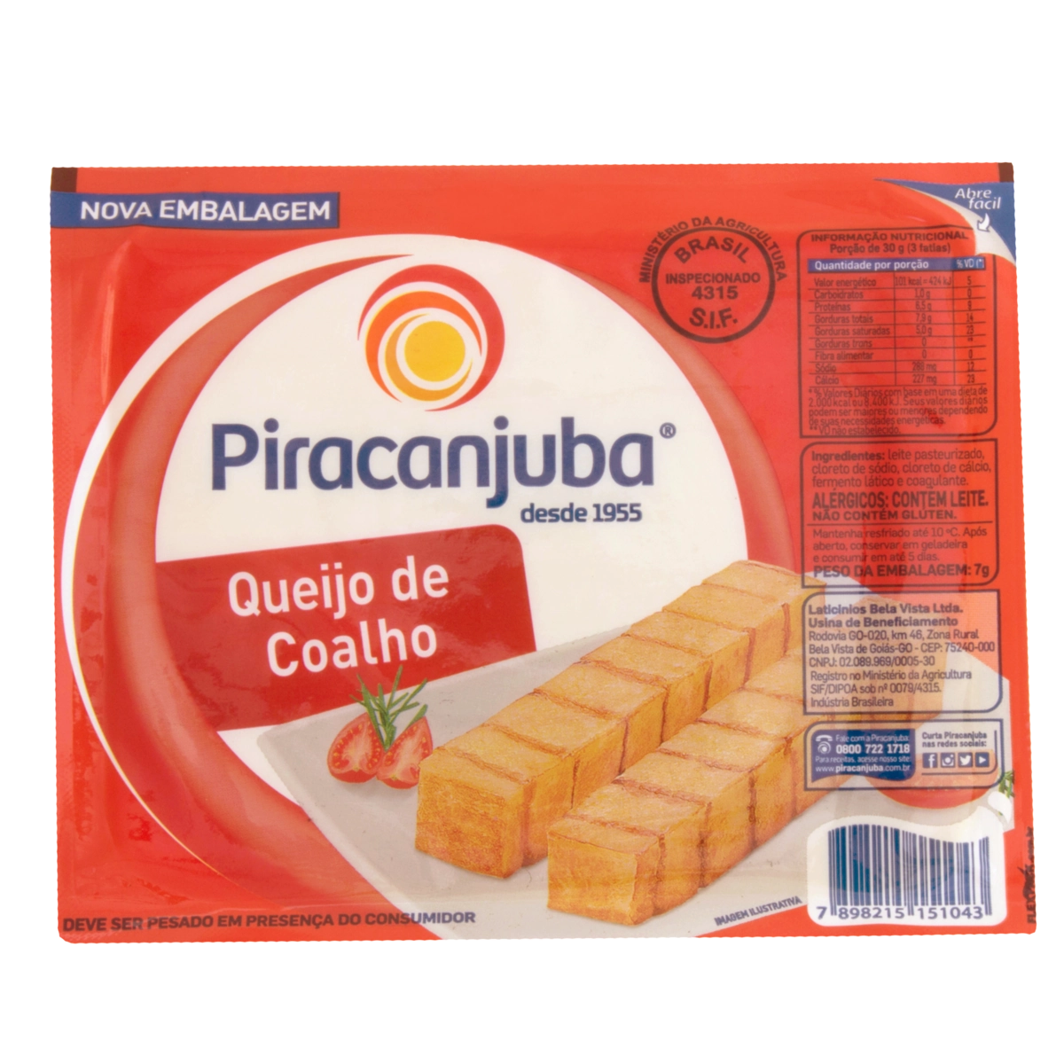 Queijo Coalho Piracanjuba
