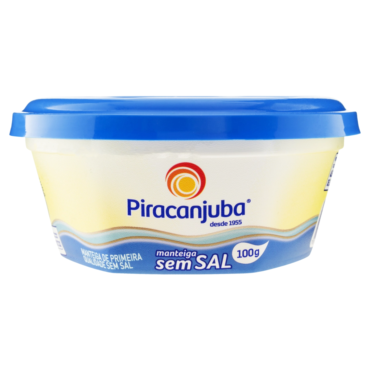 Manteiga De Primeira Qualidade Sem Sal Piracanjuba Pote 100g