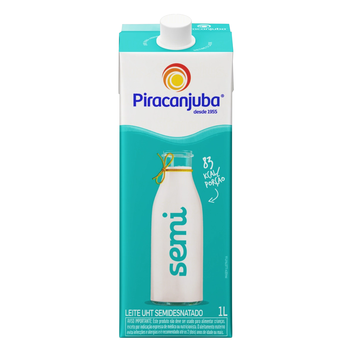 Leite Uht Piracanjuba Semi Des.1l