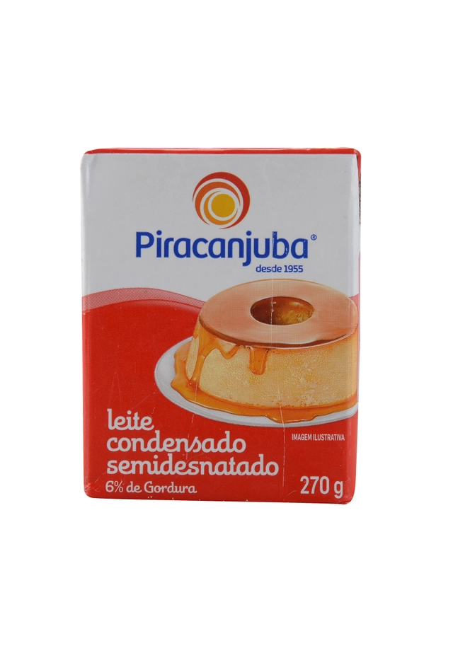 Leite Condensado Semidesnatado Piracanjuba Caixa 270g