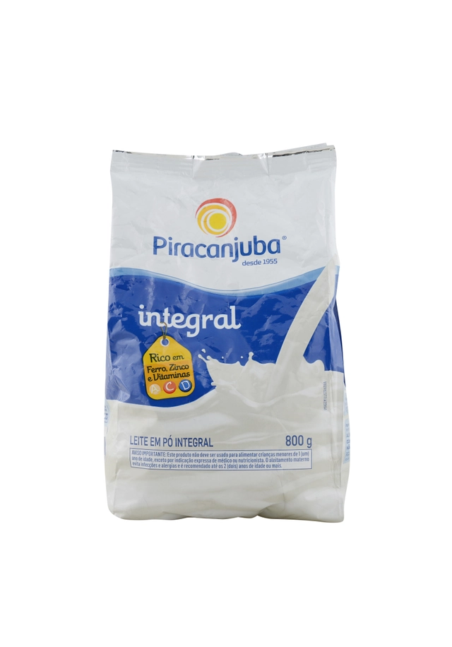 Leite Pó Integral Piracanjuba Pacote 800g