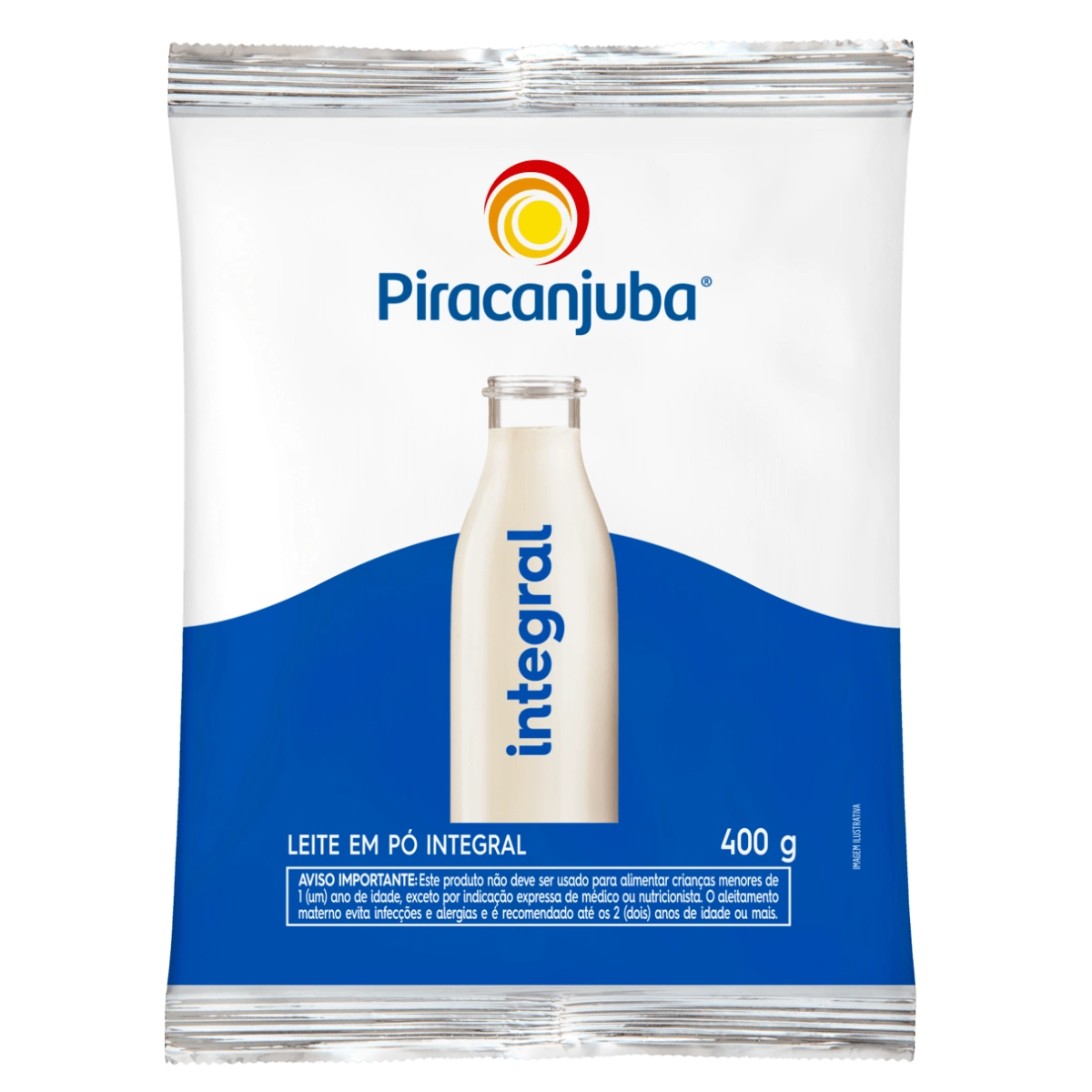Leite Pó Integral Piracanjuba Pacote 400g