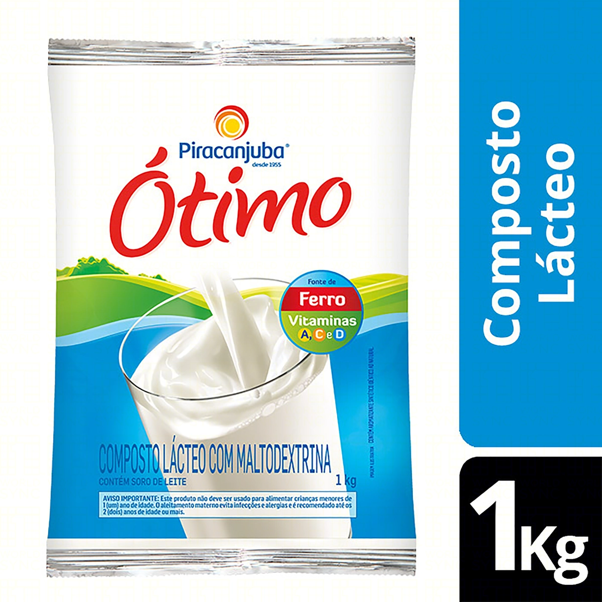 Composto Lácteo Piracanjuba ótimo Pacote 1kg