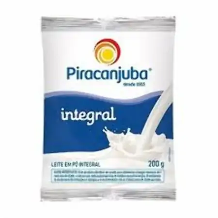 Leite Em Pó Integral Piracanjuba Pacote 200g