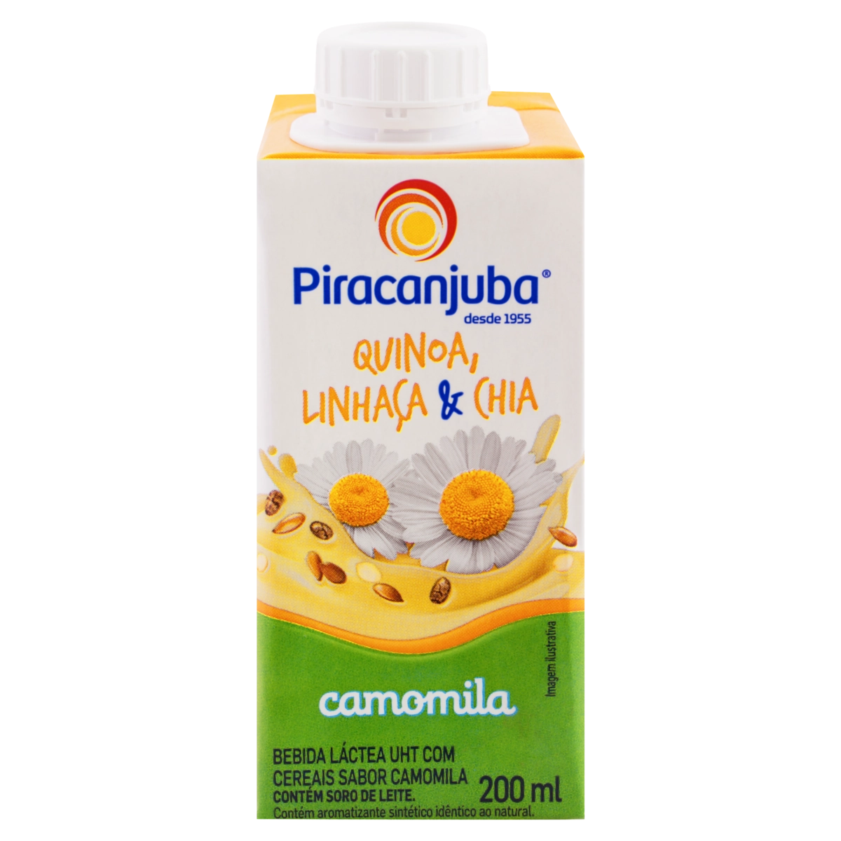 Bebida Láctea Uht Camomila Piracanjuba Caixa 200ml