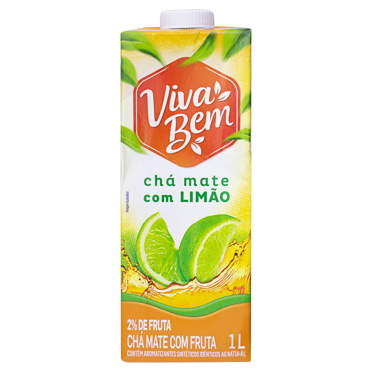 Chá Mate Limão Viva Bem Caixa 1l
