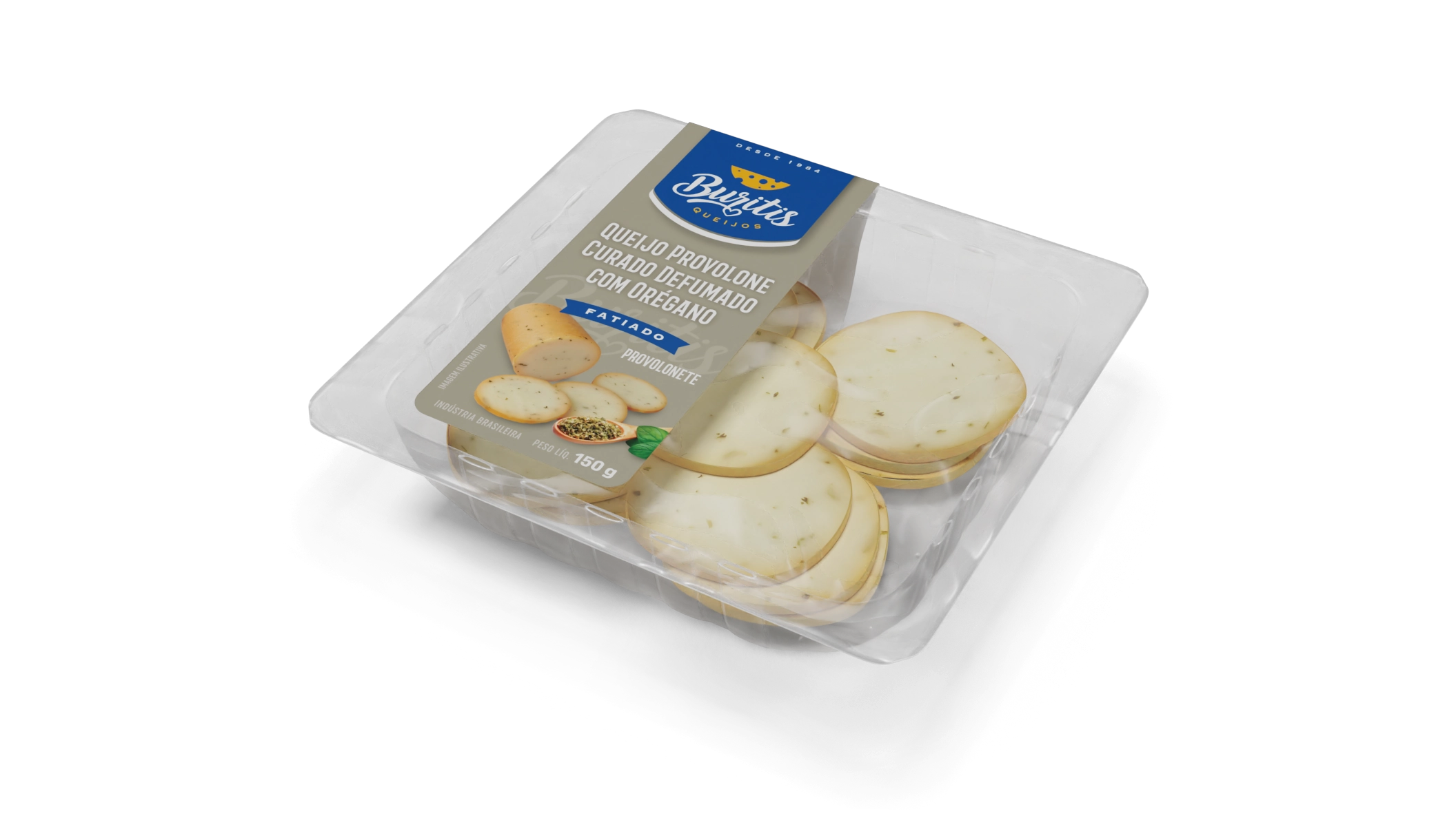 Queijo Provolonete Buritis Oregano 150g