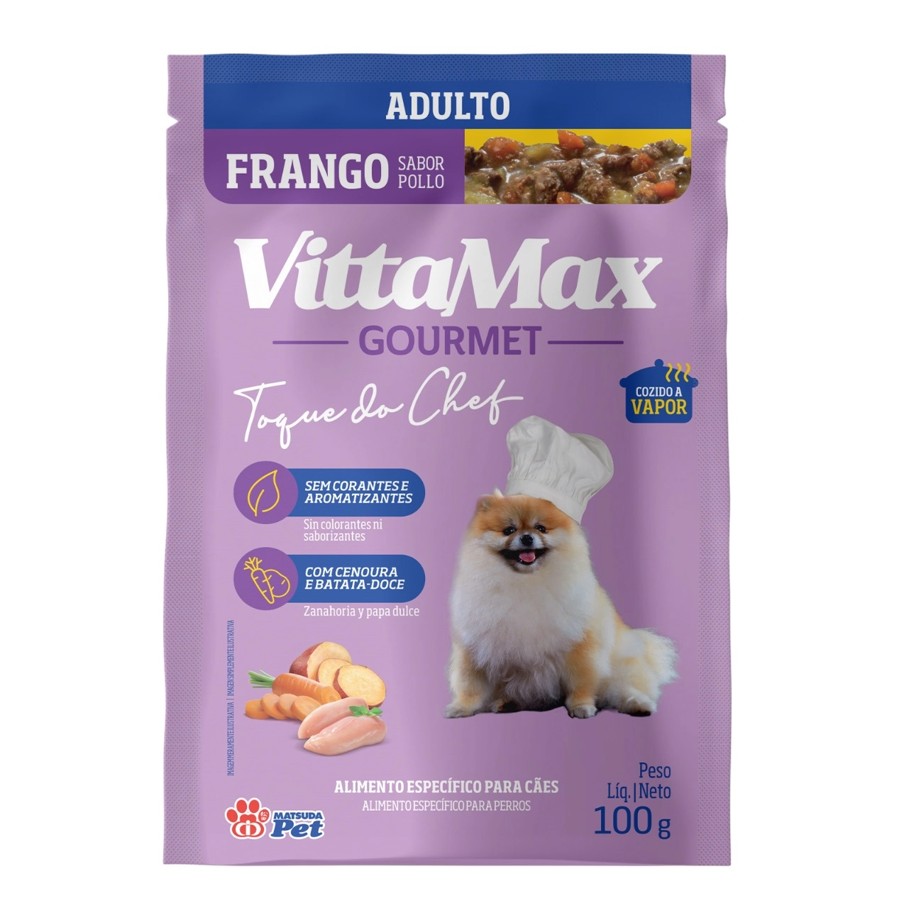 Sache Vit Gourmet P/caes Frango 100g