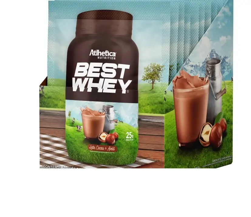 Atlhetica Sache Whey Leite/caca/avela 40g