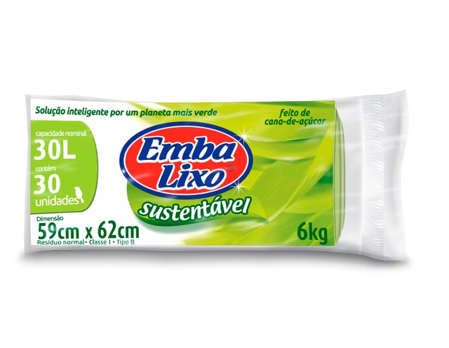 Saco De Lixo Embalixo Sustentável 30 Litros 290g