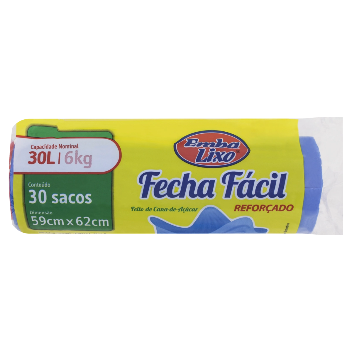 Saco De Lixo Embalixo Fecha Fácil Reforçado 30 Litros