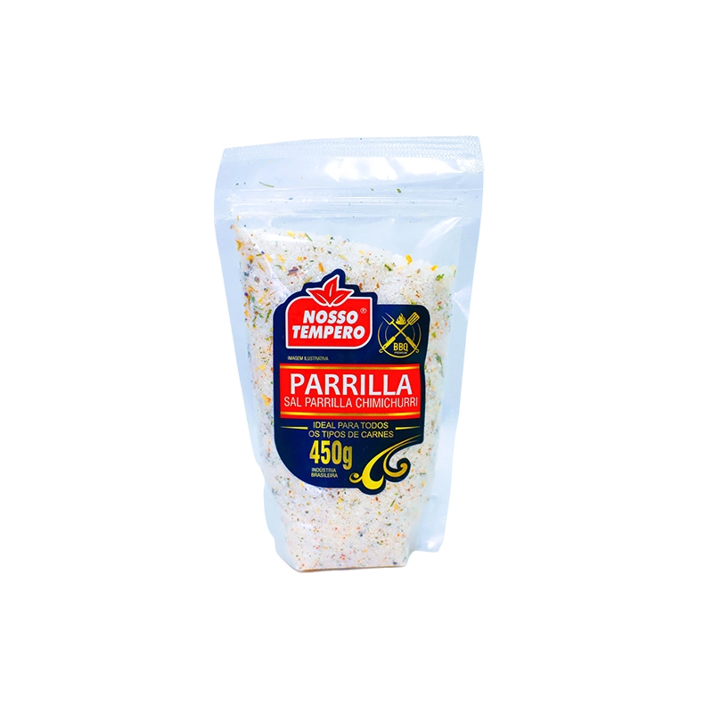 Sal Parrilla Nosso Tempero Chimichurri Fecha Facil 450g
