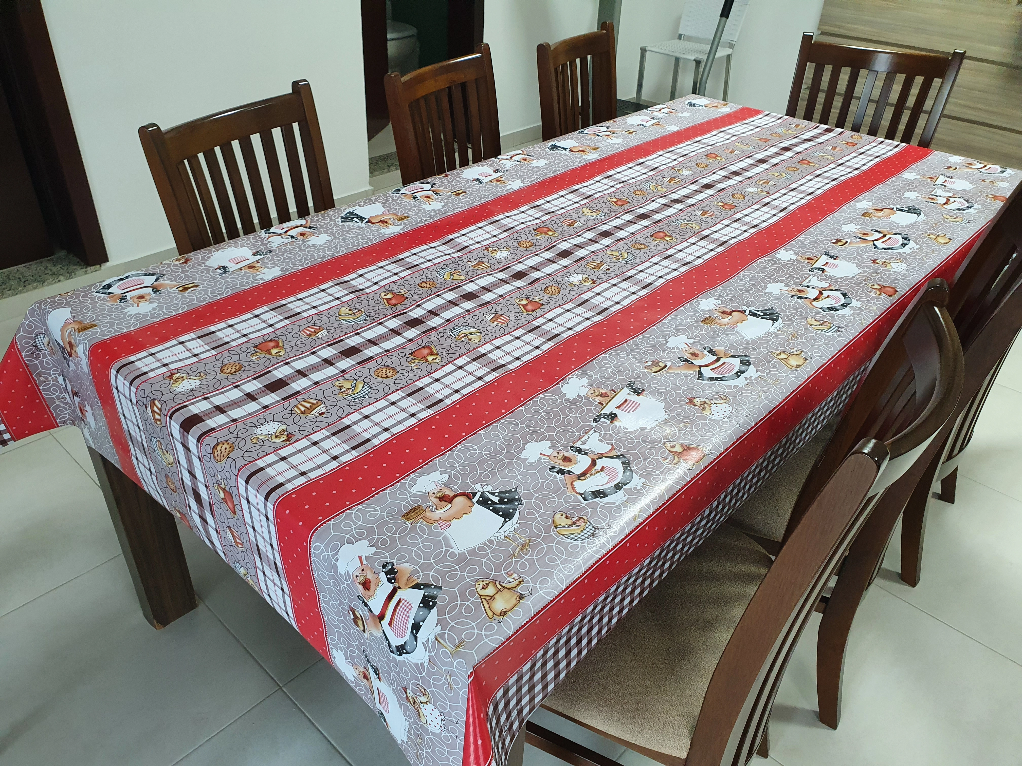 Toalha Mesa Termica 6 Lugares Sortido 140x210cm 6584 9 Junior
