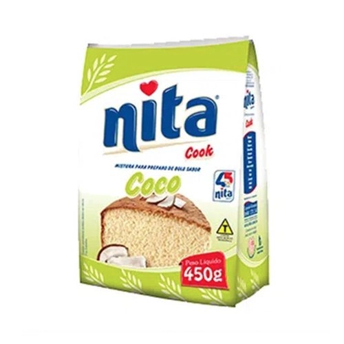 Mistura Para Bolo Coco Nita Cook Pacote 450g