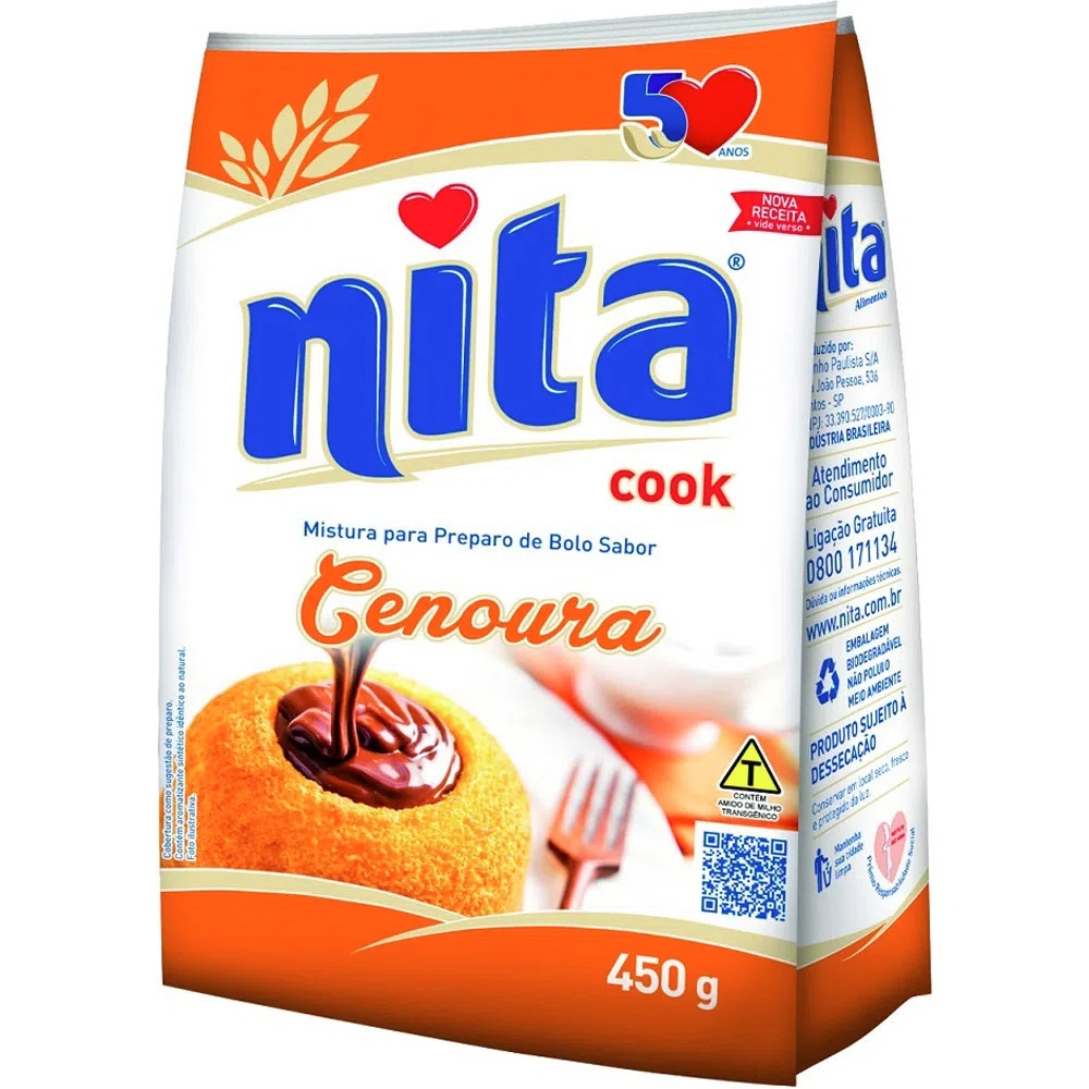 Mist Bolo De Cenoura Nita Cook