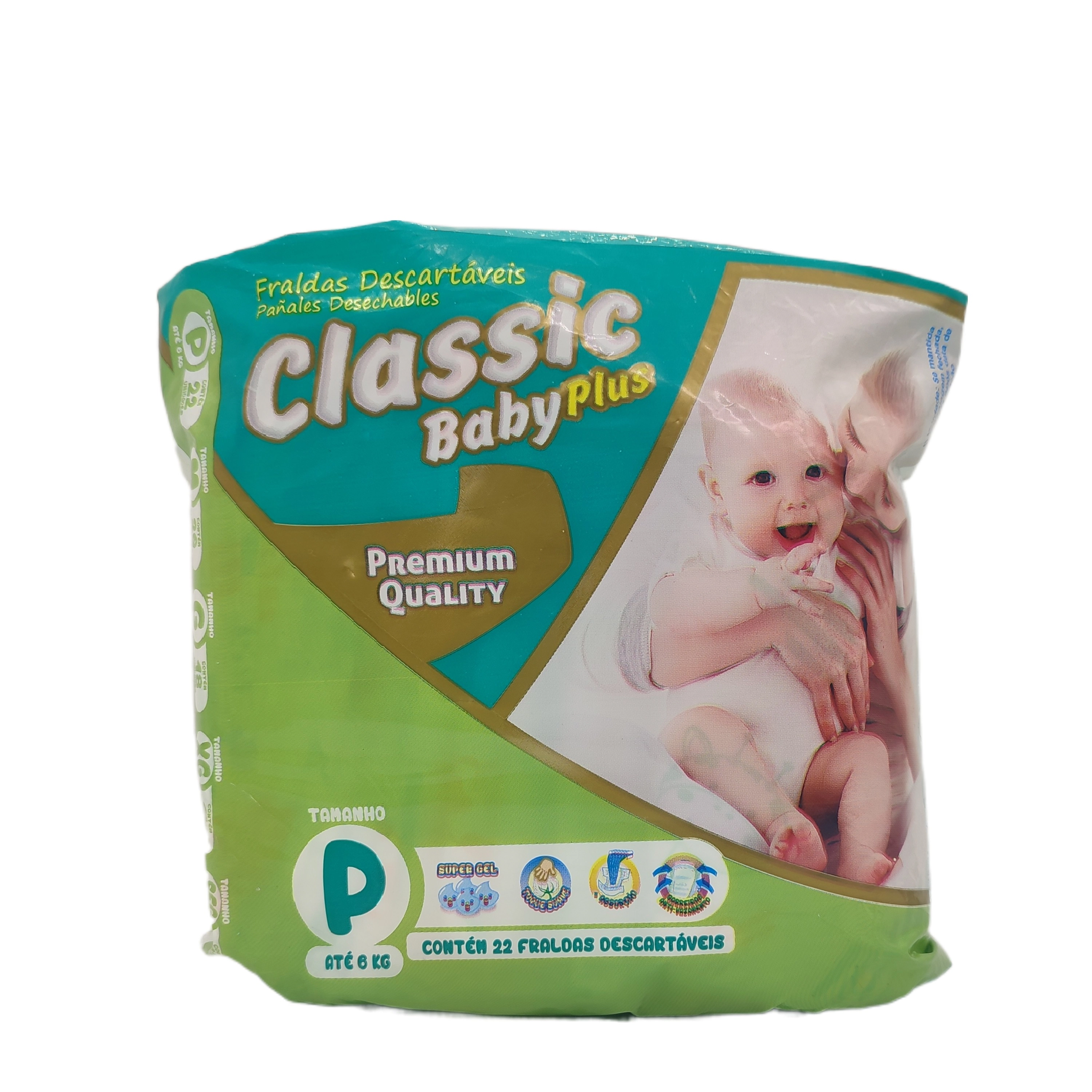 Fralda Desc Classic Baby Plus Jumbinho P C/22
