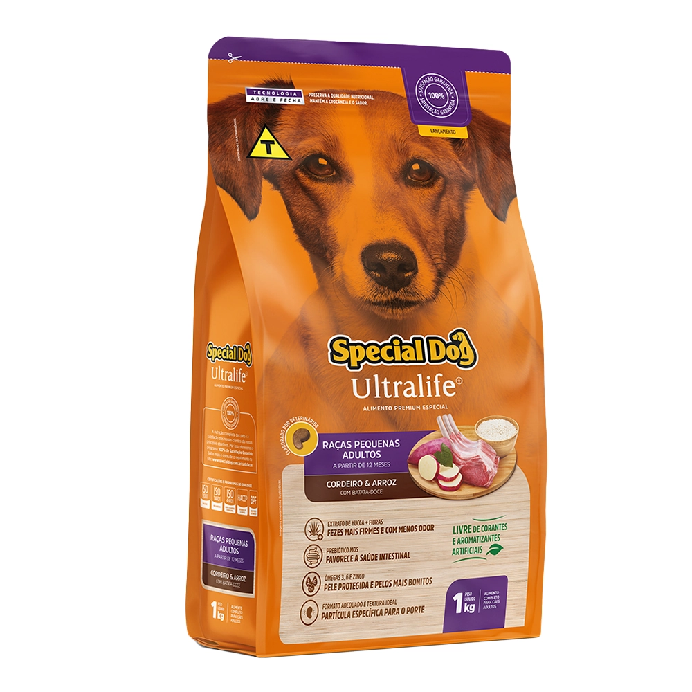 Special Dog Ultralife Ad Rac. Pq Cordeiro 1kg