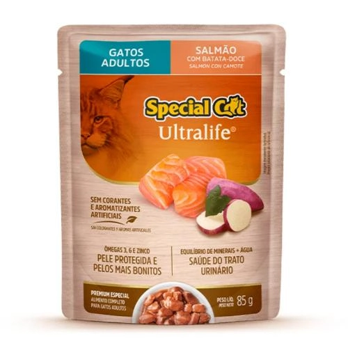 Special Cat Ultralife Sache Adultos Salmao85g