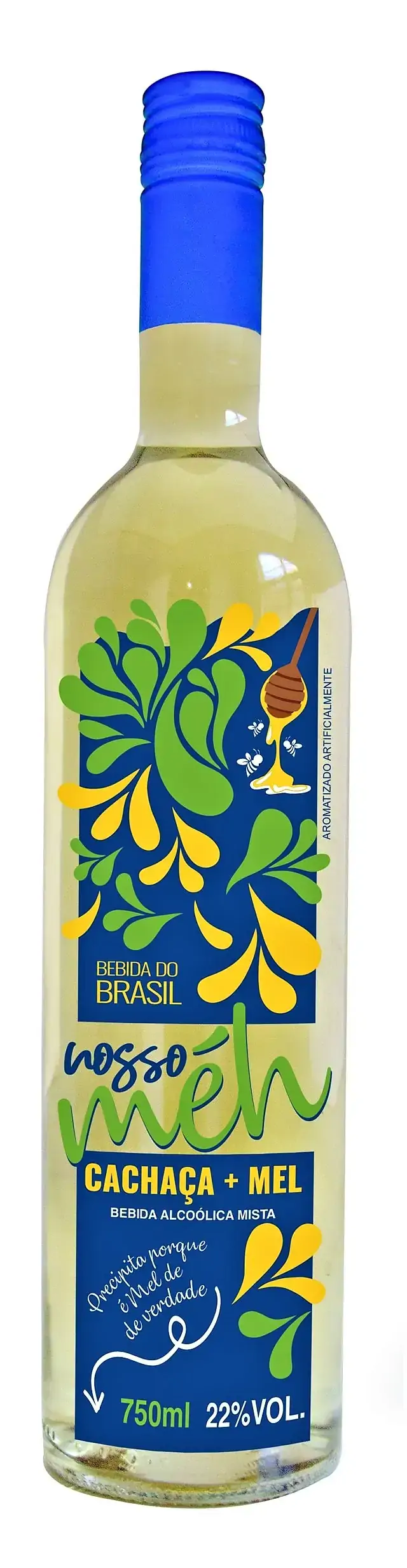 Cachaca Nosso Meh 750ml Mel