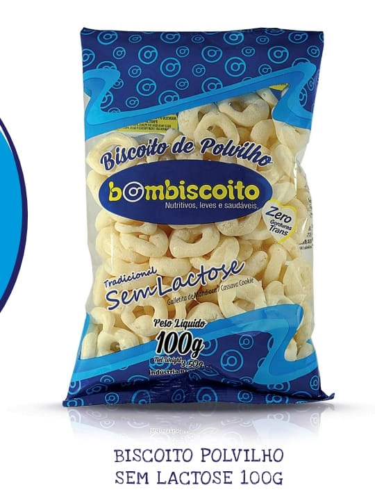 Bombiscoito Biscoito De Polvilho Tradicional Zero Gluten E Lactose 100 Gr Bom Biscoito