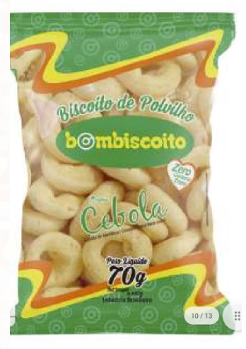 Biscoito Polvilho 70gr Cebola Bombis