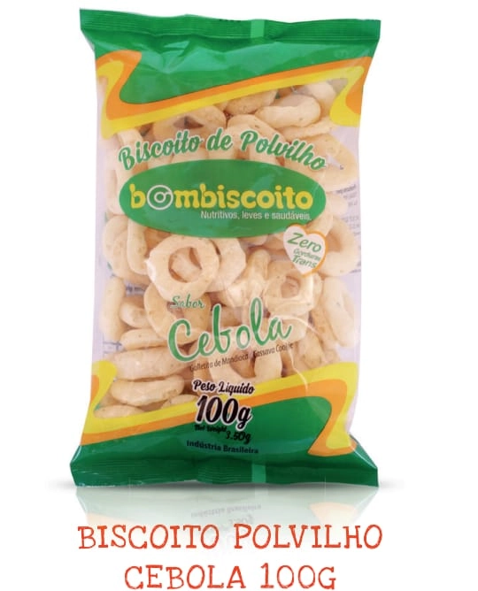 Biscoito Polvilho Bom Biscoito Cebola