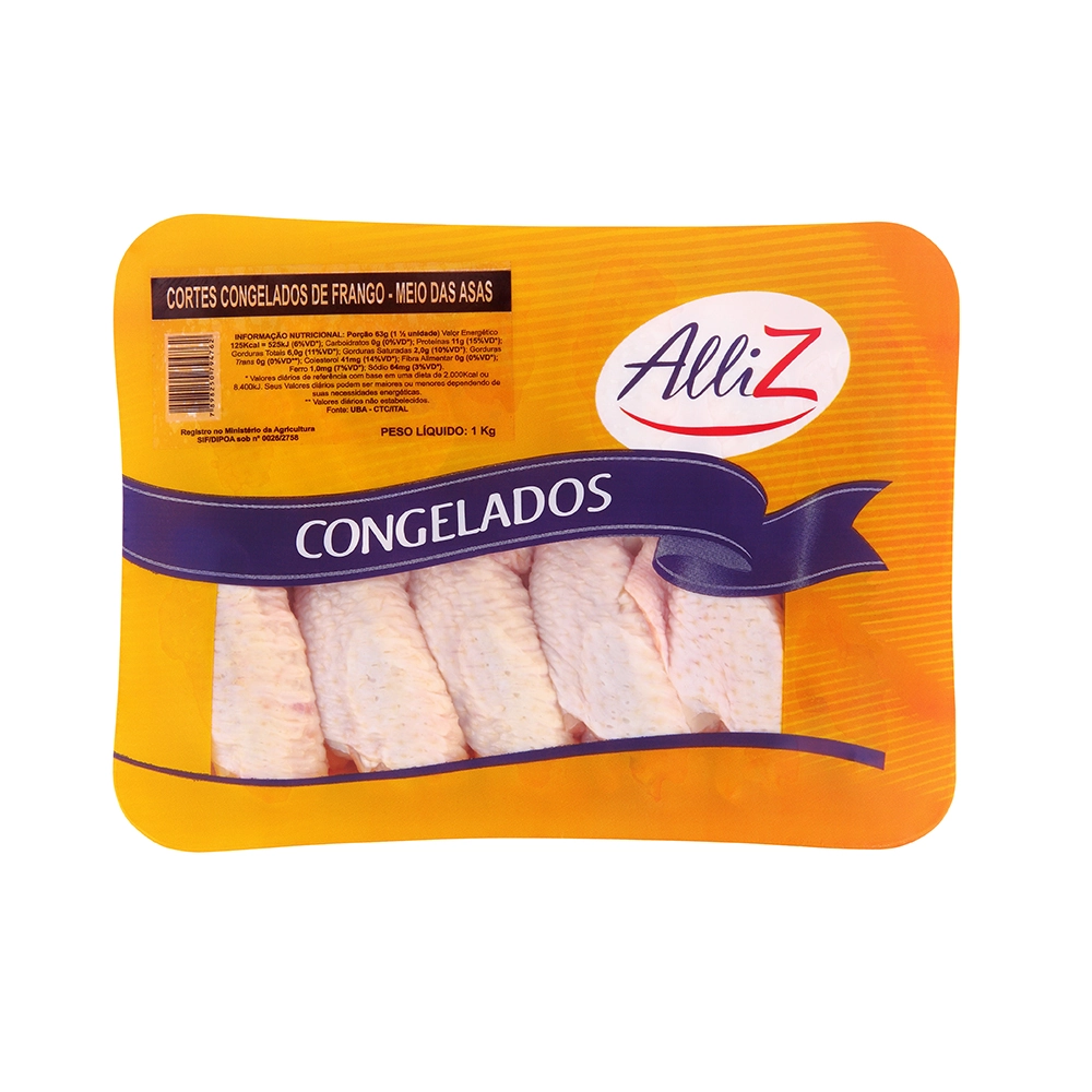 Meio Da Asa Alliz 1kg Cong Bdj